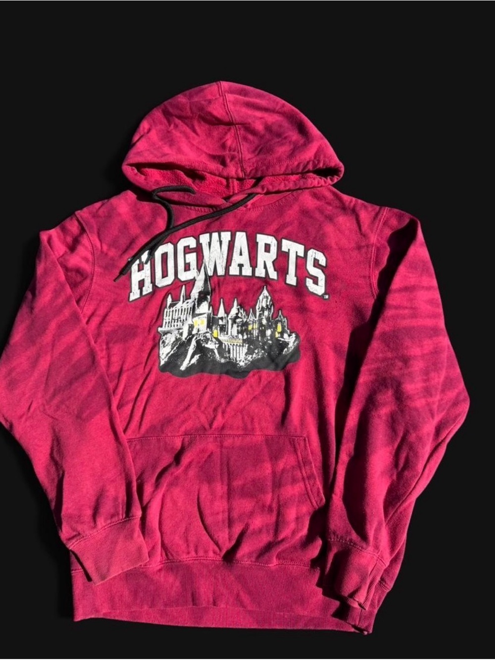 Warner Bros. Hogwarts Crewneck Hoodie in Deep Pink